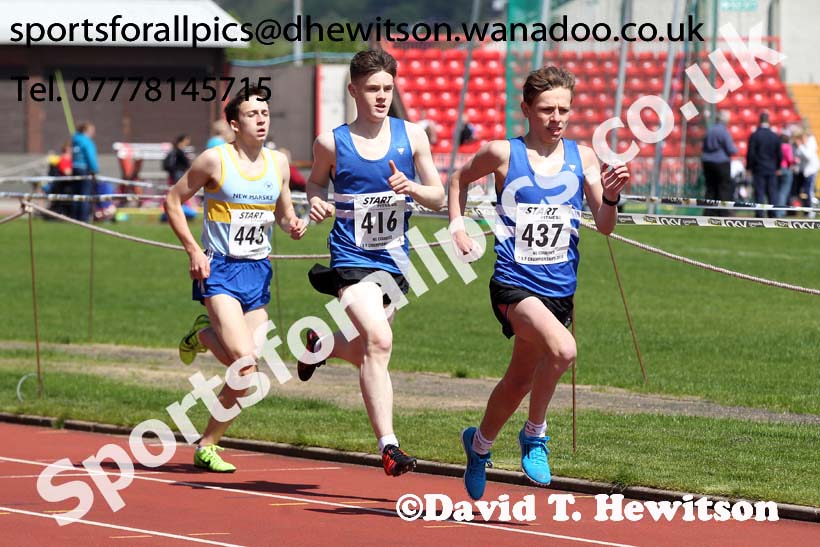 Mens under-17s, North East Track and Field Champs., Gateshead. Photo: David T. Hewitson/Sports for All Pics